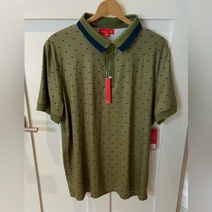 NWT REDVANLY Polo Butler Polo Mens XL
 Print Golf Athletic